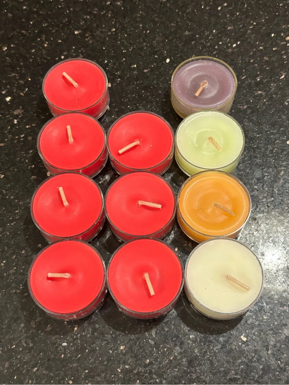 Partylite Mixed & Crimson Berry  Tealights - RETIRED 11 Count Box